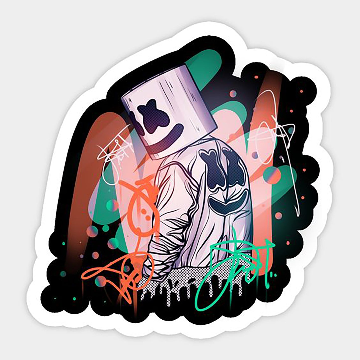 Marshmallow 01 Sticker