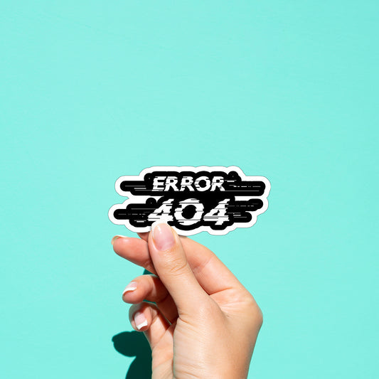 Error 404 01 Sticker