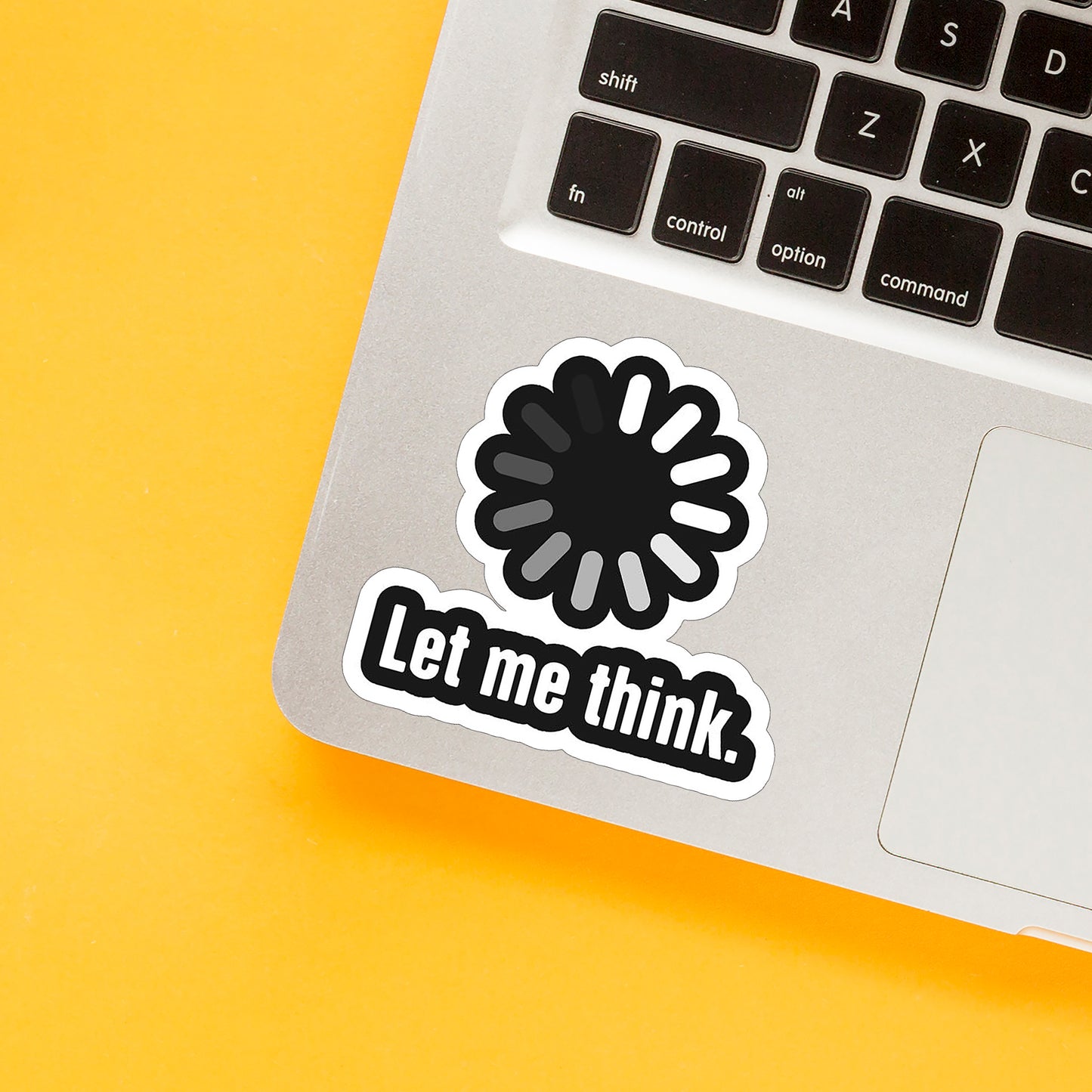 Let Me Think 01 Sticker