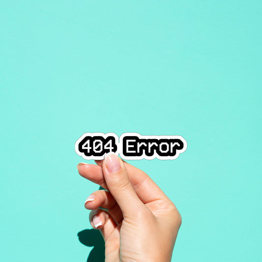 404 error 01 Sticker