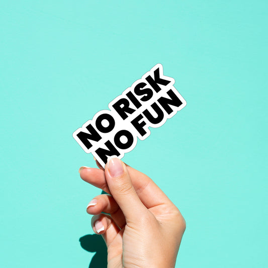 NO Risk NO Fun 01 Sticker