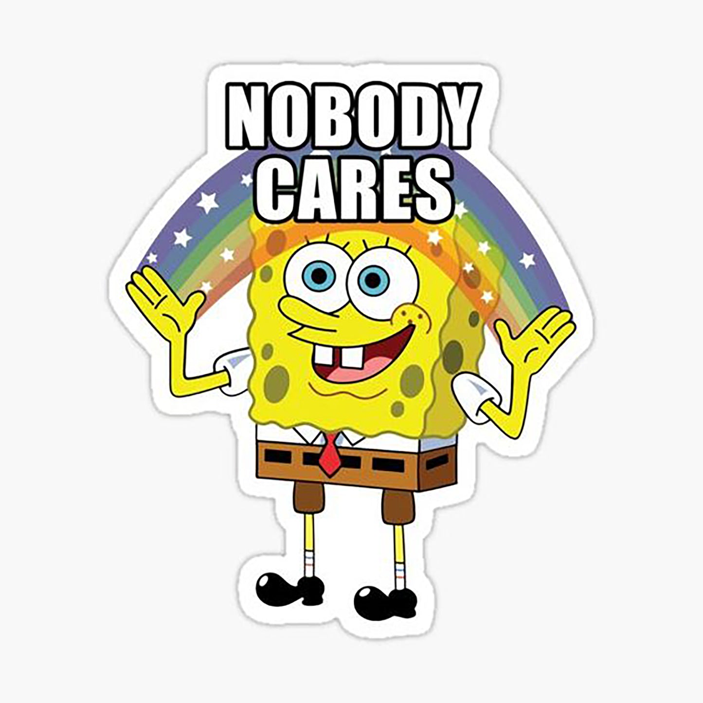 Nobody Cares 01 Sticker