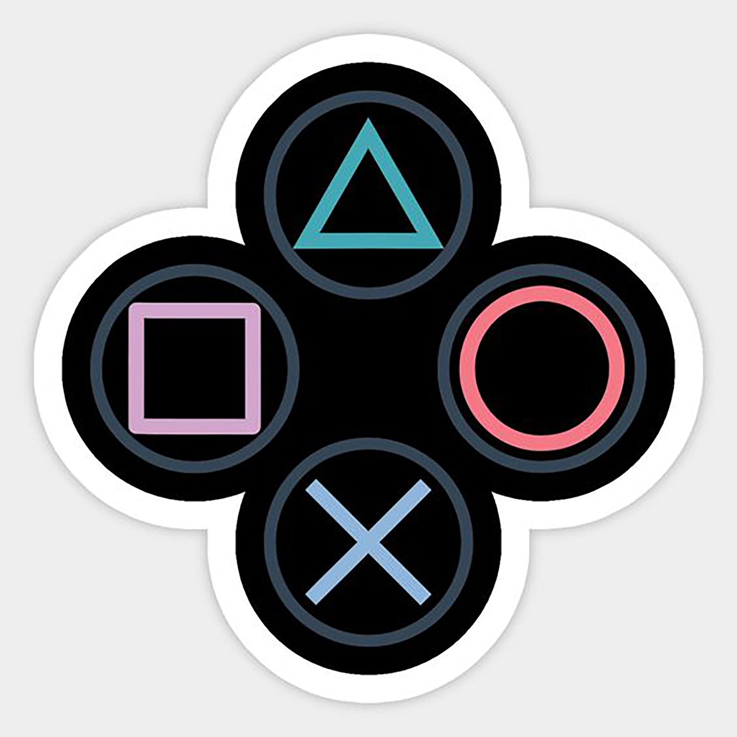 PS Controller Keys 01 Sticker