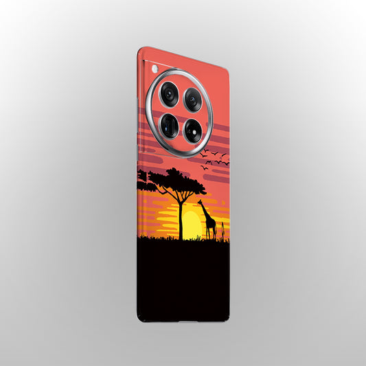 GIRAFFE SUNSET 01