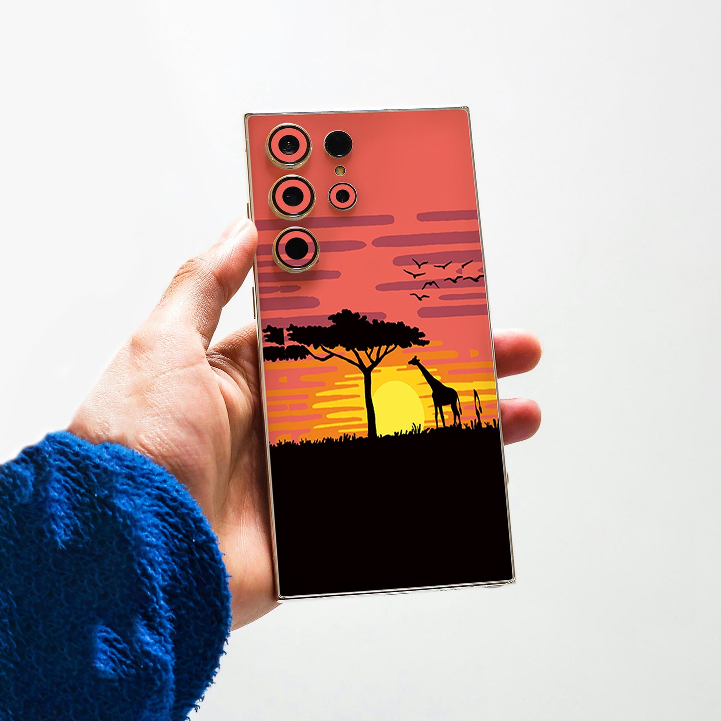 GIRAFFE SUNSET 01