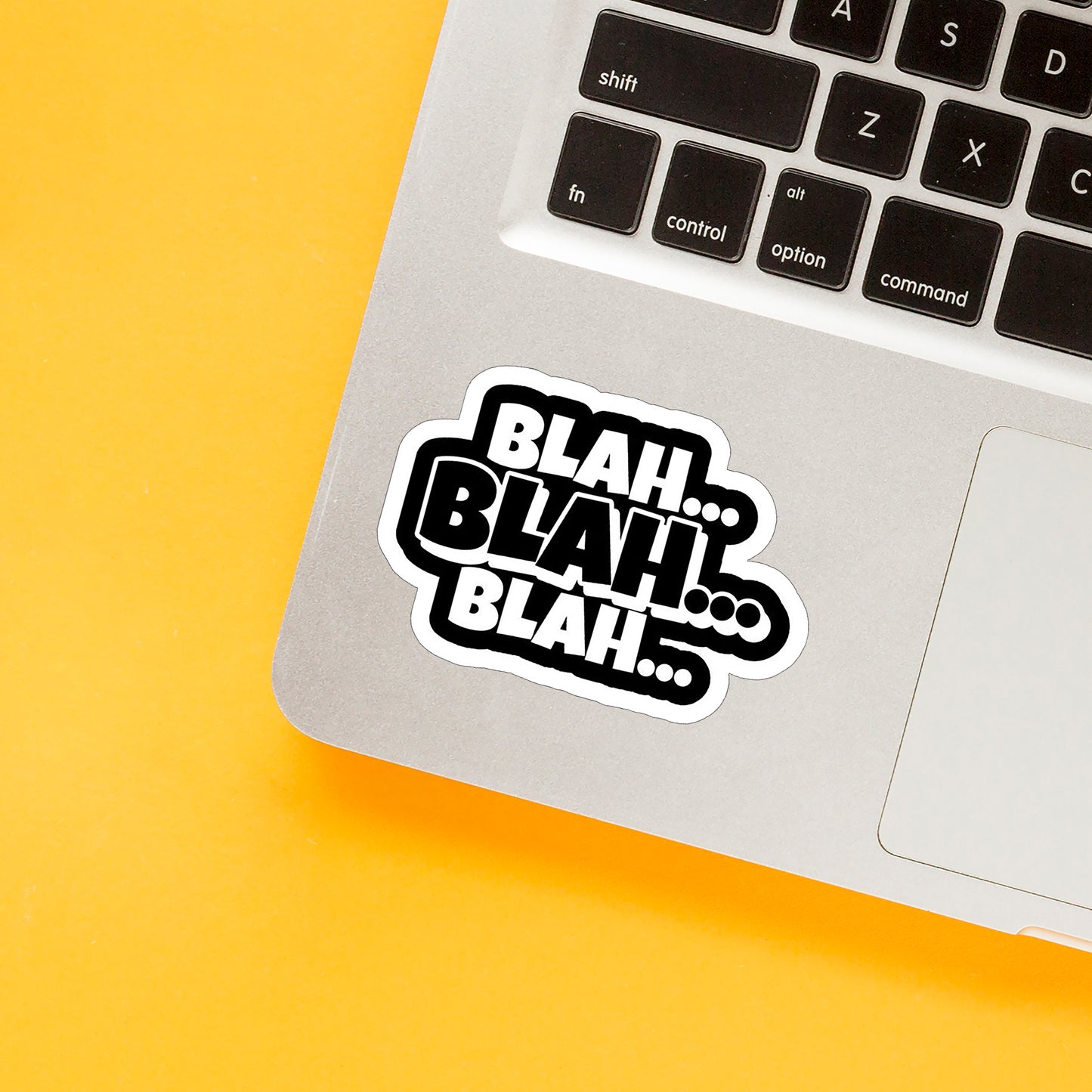 Blah blah blah 01 Sticker