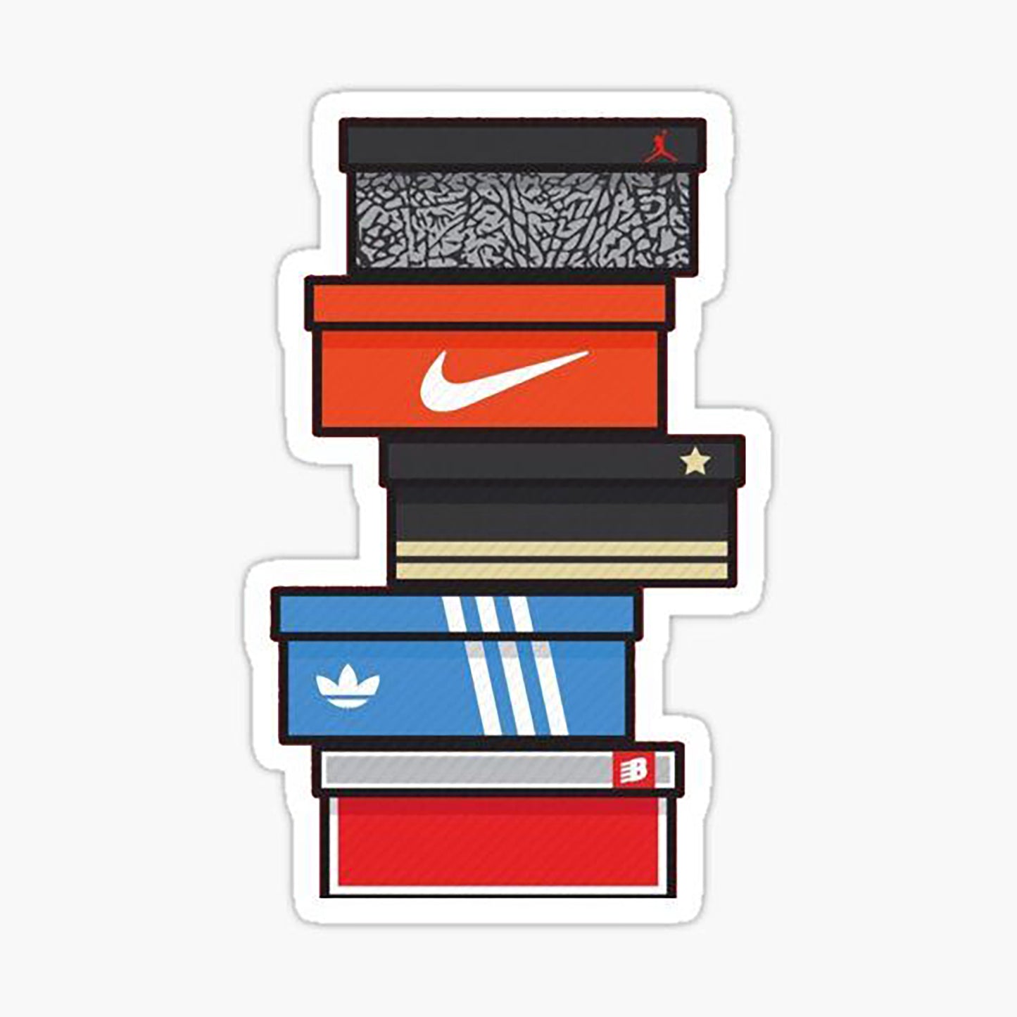 Sneaker Boxes 01 Sticker
