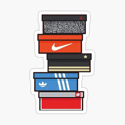 Sneaker Boxes 01 Sticker