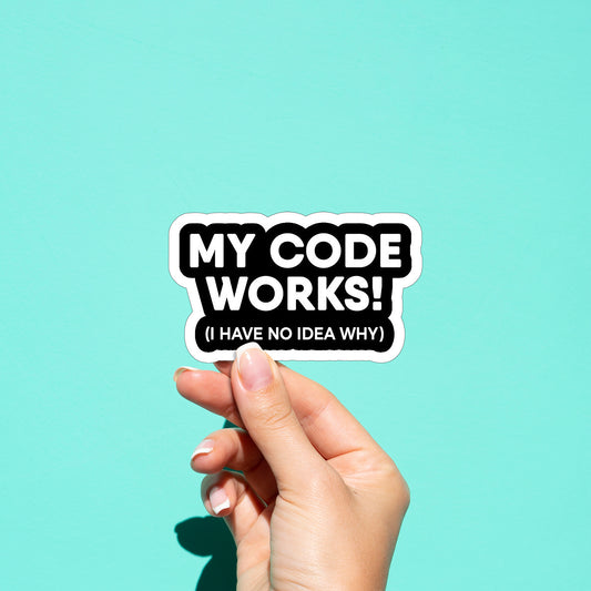 My Code Works 01 Sticker