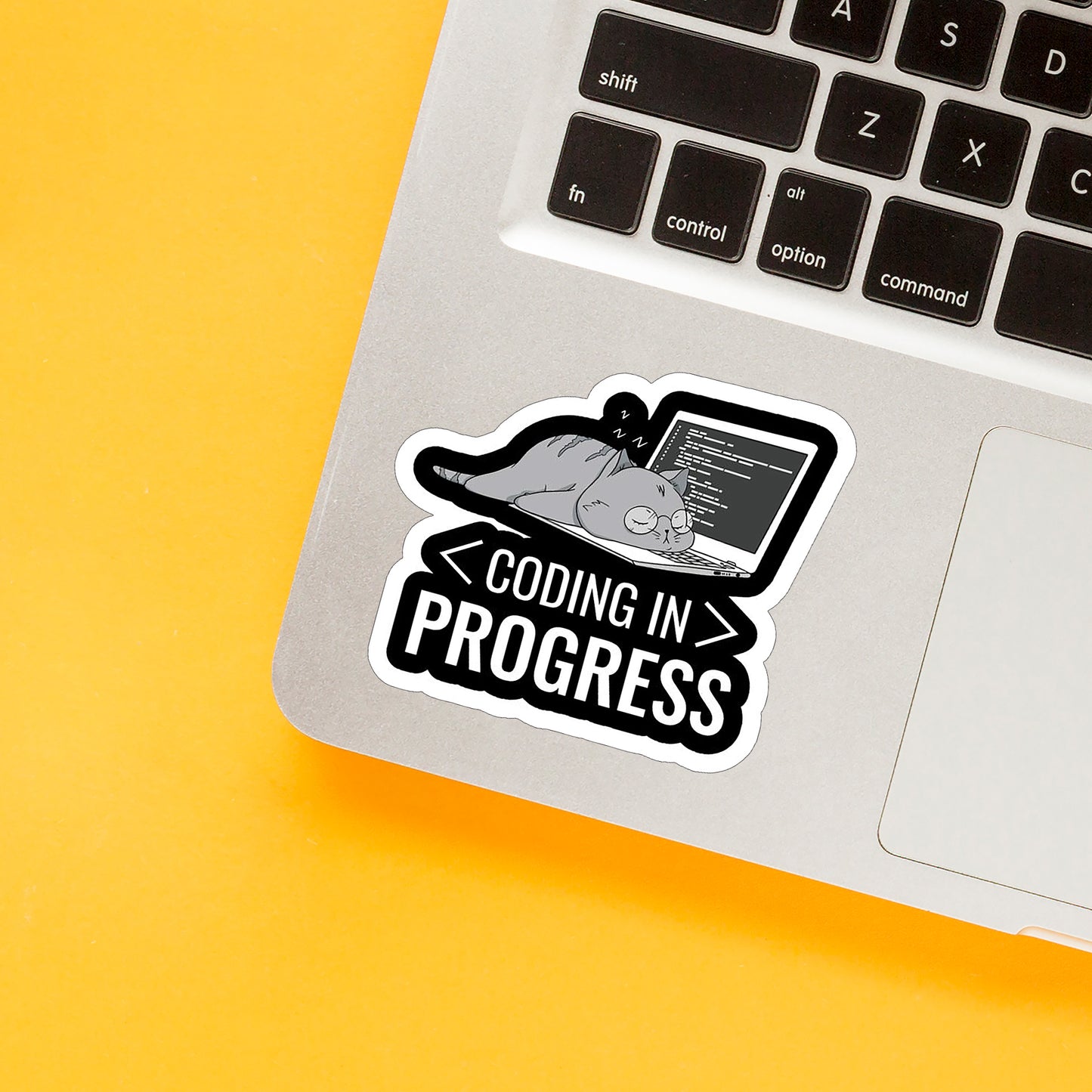 Coding in Progress 01 Sticker