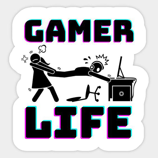 Gamer Life 01 Sticker