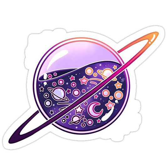 Saturn 01 Sticker