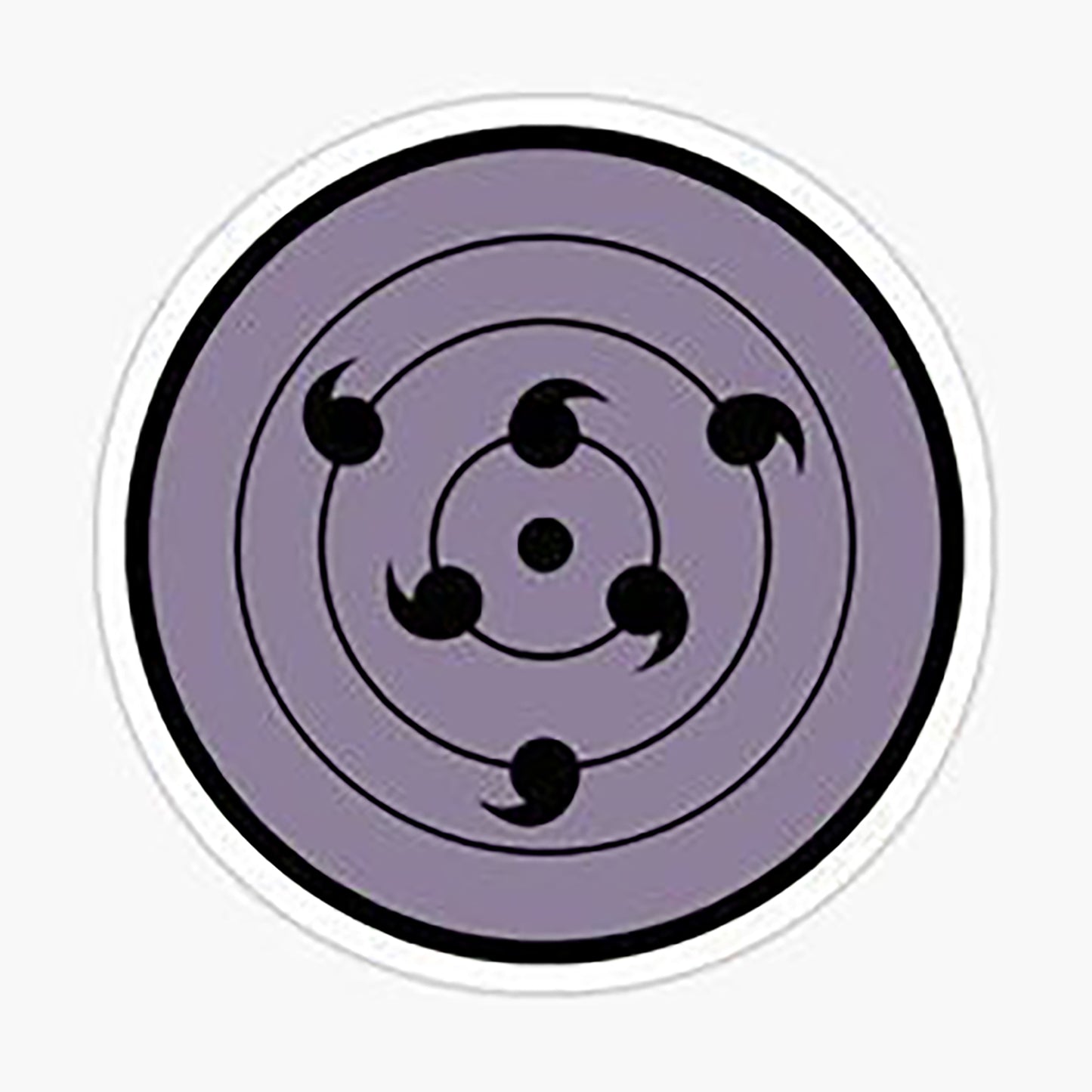 6 Tomoe Rinnegan Sticker