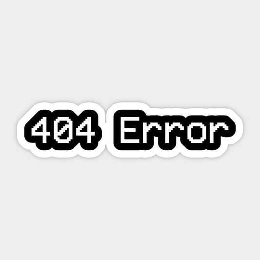 404 error 01 Sticker