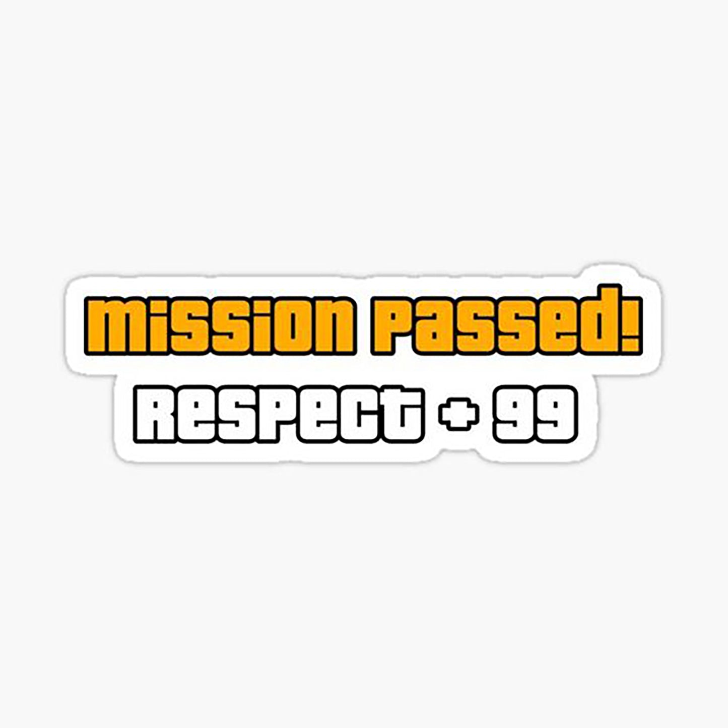 GTA Mission passed 01 Sticker