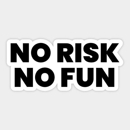 NO Risk NO Fun 01 Sticker